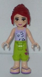 LEGO frnd059 Friends Mia, Lime Cropped Trousers, Lavender Top