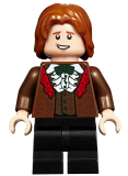 LEGO hp185 Ron Weasley, Reddish Brown Suit, Shirt with Ruffle (75948)