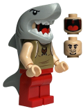 LEGO hp414 Viktor Krum - Shark, Dual Sided Head